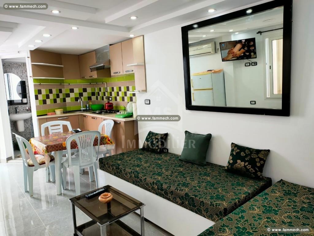  Appartement s+1 meublé à louer à Hammamet 