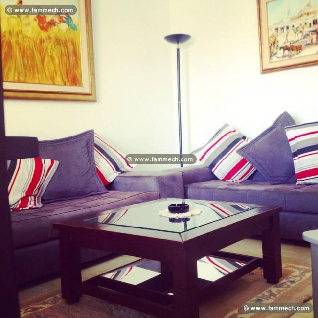  Appartement S+1 très bien meublé à Ain Zaghouan
