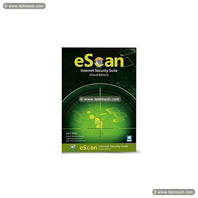  Escan Antivirus Internet Security Suite - 1 Poste