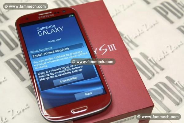 Samsung galaxy s3 red garnet 16 go