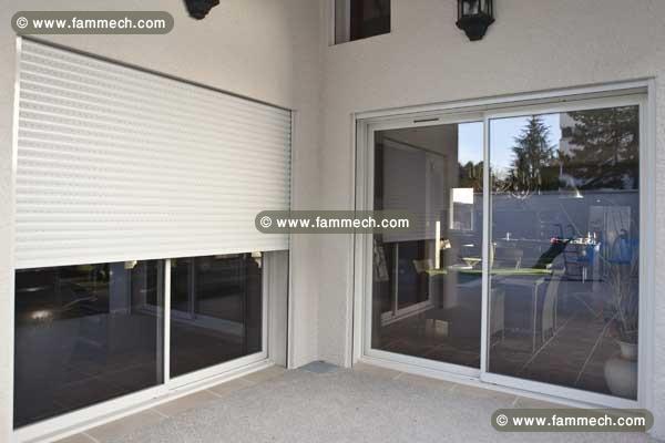  Volets roulants en aluminium ou PVC