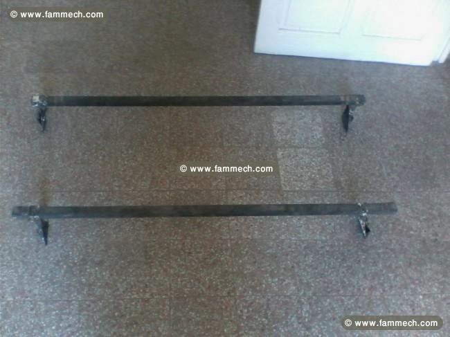 2 barres de porte bagage standard 