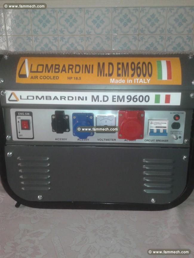 2 GROUPE ELECTROGENE lombardini essence md  9600 