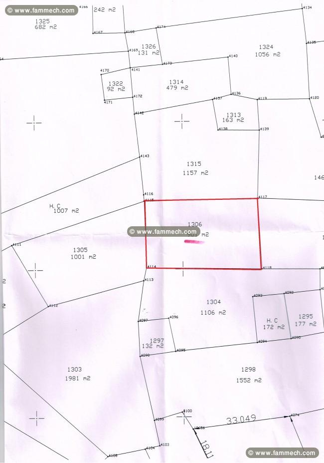 2 lots de terrain à midoun 901 m2 et 816 m2