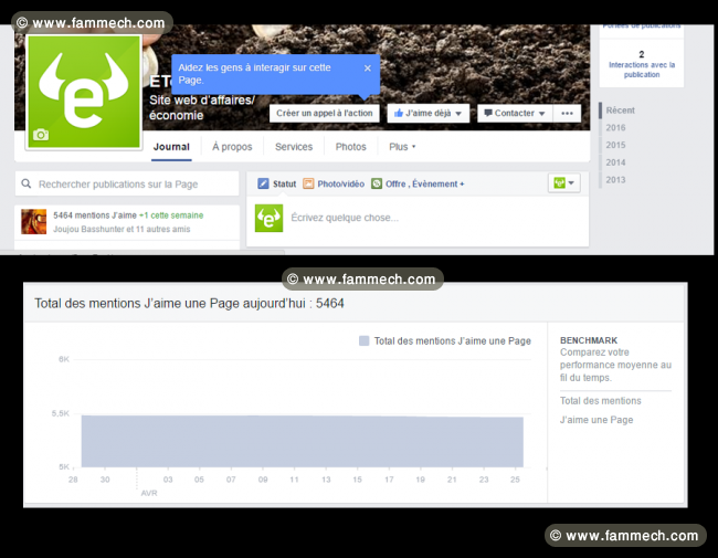 2 Pages Facebook (nom changeable)