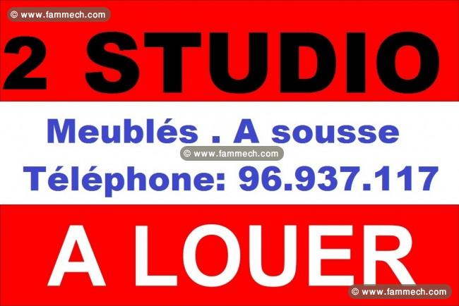 2 studios meublés à khezama garbia sousse