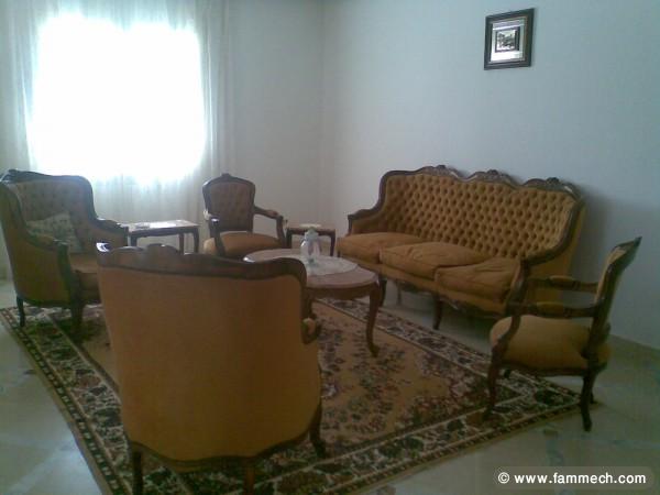Rdc de villa meublé à la marsa pour le mois de MAI