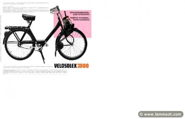 AV POUR COLLECTIONNEUR : CYCLOMOTEUR SOLEX 3800 