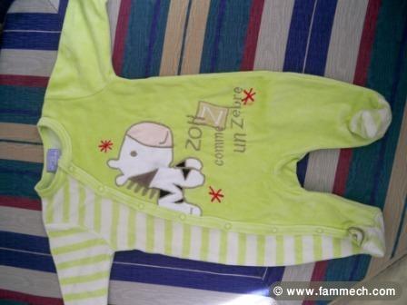Vêtements bébé 0 à 6 mois