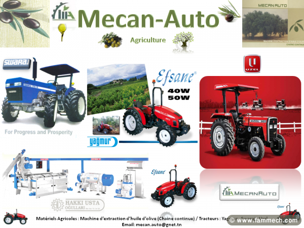 Vente de tracteurs agricoles SWARAJ UZEL YAGMUR