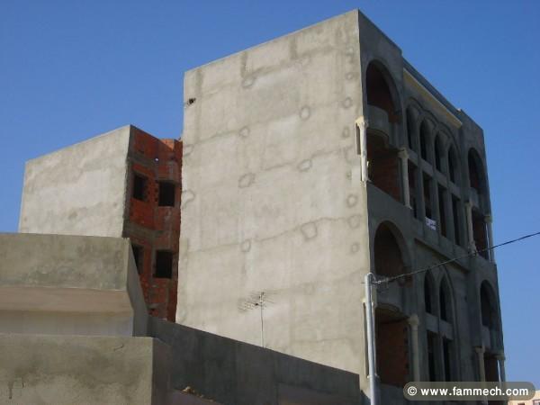 un immeuble non fini
