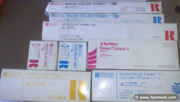 Vente LOT Toner encre photocopieur laser RICOH