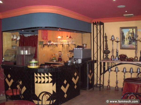 Fonds de commerce d'un salon de thé/restaurant Tunis Belvedère