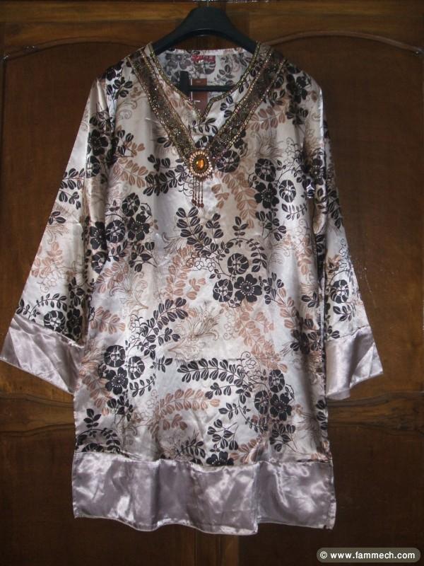 Chemise satin importée