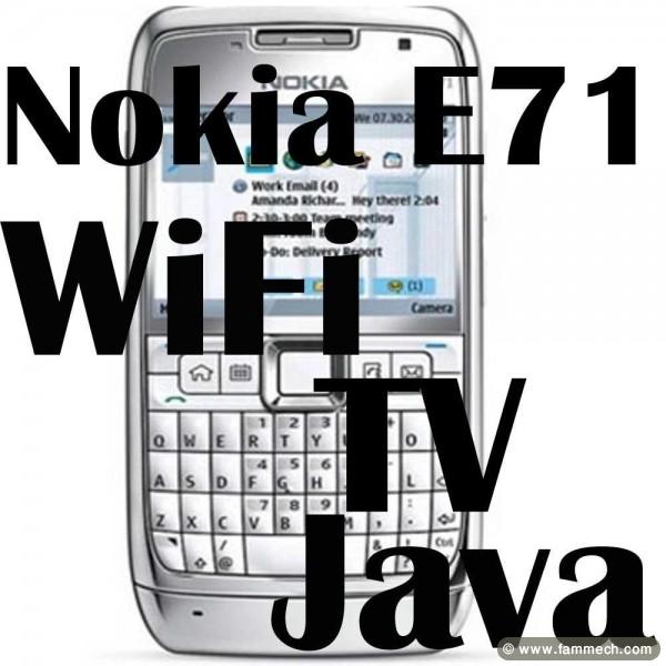 Nokia E71 blanc chinois 