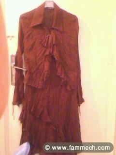 ENSEMBLE MARRON A VENDRE 