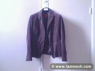 veste velours côtelés esprit