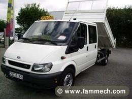 Ford Transit cabine double t.t.o+benne basculante