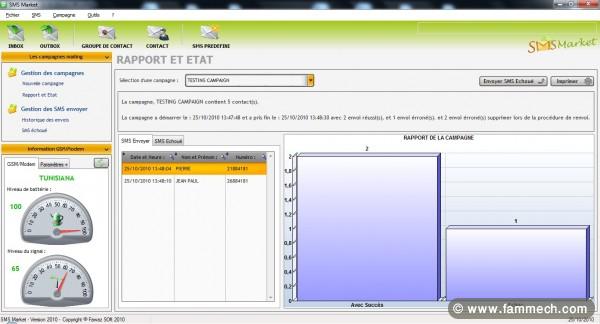 SMS Market: Logiciel de marketing direct via SMS