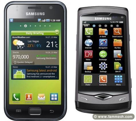Vente d'un GSM samsung galaxy S GT 19000