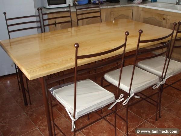 Vends salon fer forge haut de gamme