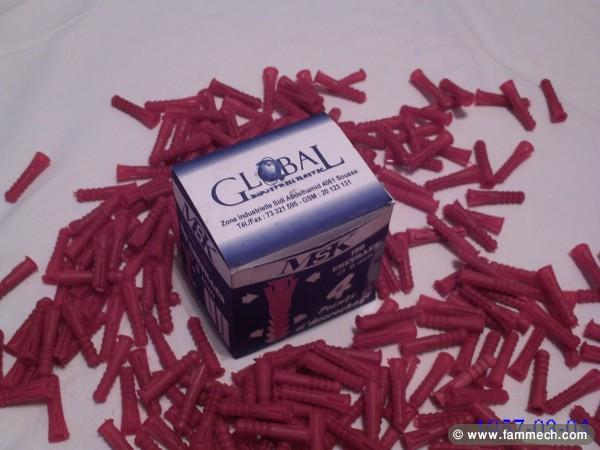 cheville en plastique type français 