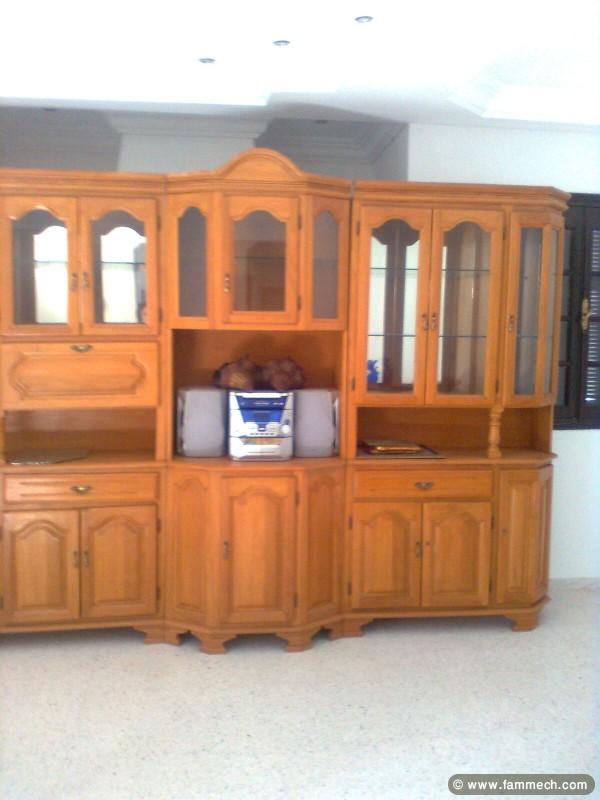 biblioteque demontable 3 metres en blanze