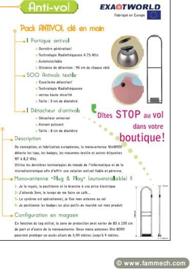 la lute contre les vols en magasin.