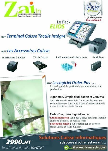 le logiciel pour restauration ORDER POS.