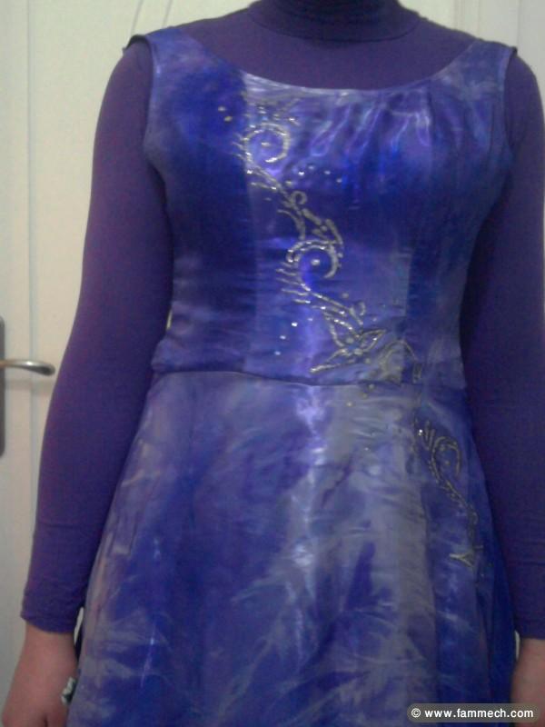 VETEMENT BONNE ETAT ROBE SOIREE SATINEE