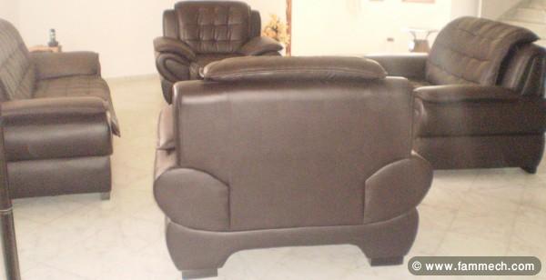 salon cuir a vendre (tout neuf)