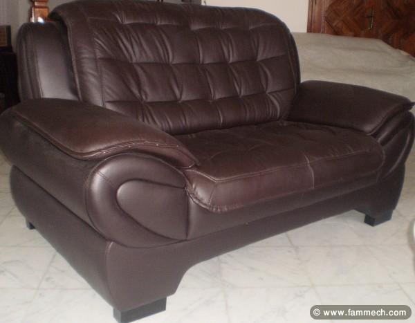 salon cuir a vendre (tout neuf)