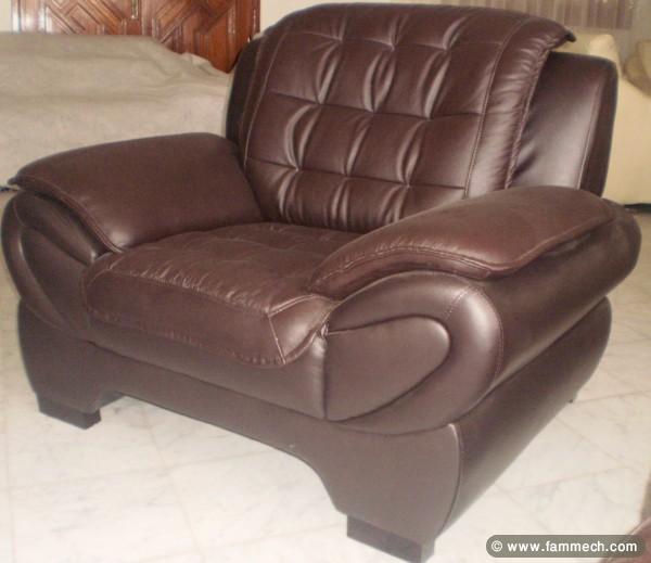 salon cuir a vendre (tout neuf)
