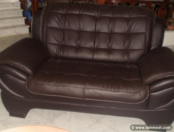 salon cuir a vendre (tout neuf)