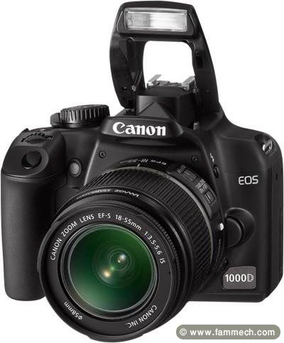 Canon eos 1000D + EF-S 18-55 mm IS a ne pas rater 