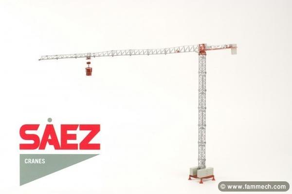 grue à tour saez  matériel construction bâtiment 