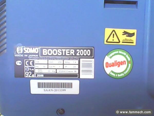 Groupe électrogène portable SDMO BOOSTER 2000.