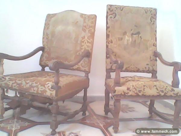 fauteuils de l'époque louis 14