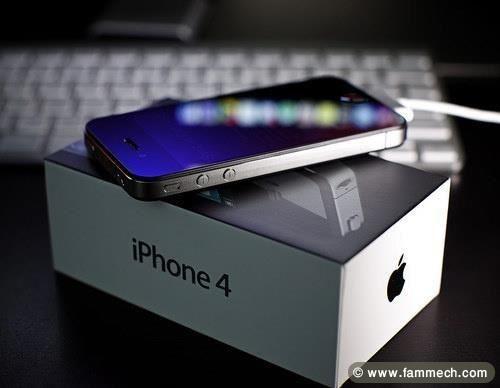 iphone 4 noir 32go debloqué avec la gevey sim neuf 