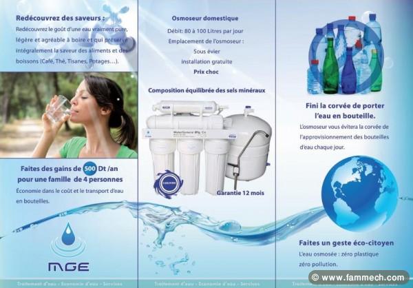 L'osmoseur domestique