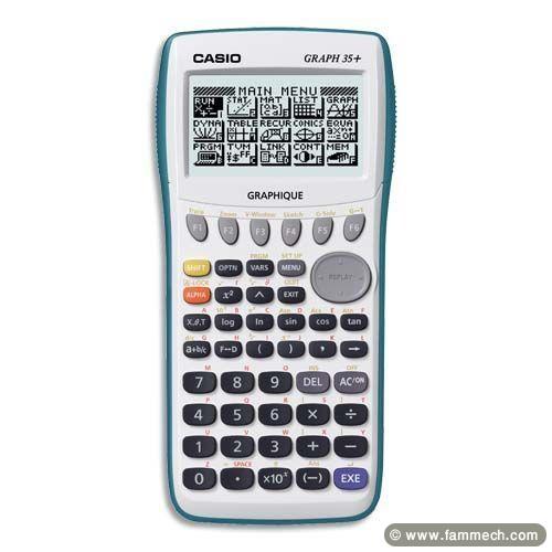 Calculatrice graphique Graph 35 +