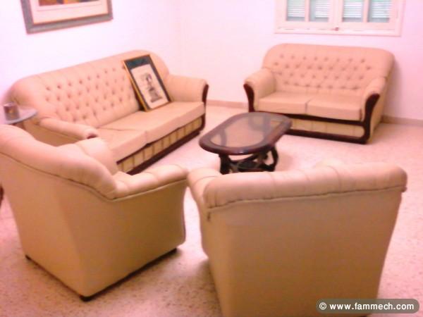 je vend un salon simili cuir 