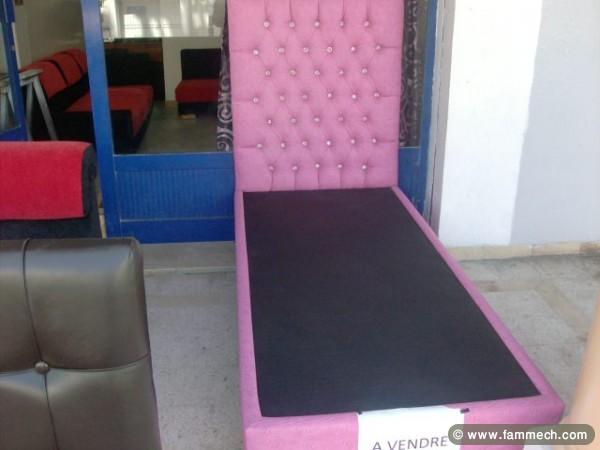  forsa lit 1 place avec pouffe 