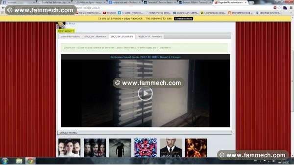 Site web de streaming à vendre + page facebook 