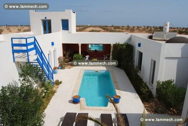 Maison meublée style Houch avec piscine sur 2500m²