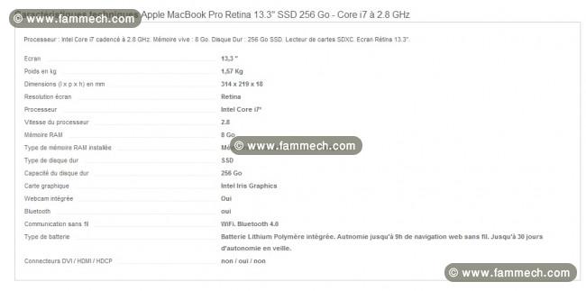 Pc macbook pro retina 13p