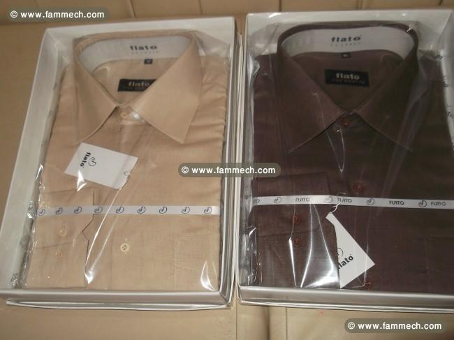 des chemises et des pantalons soldé