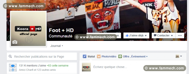 Page Facebook a vendre