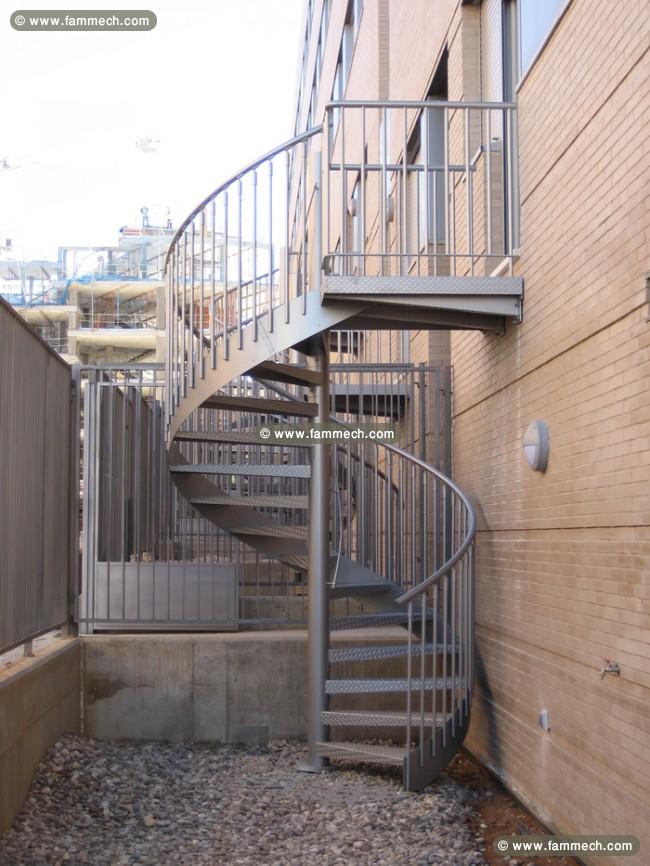 Escaliers métallique