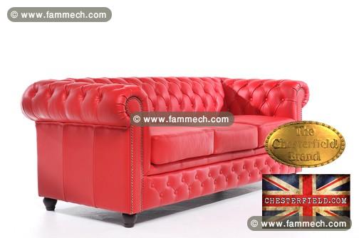 Canapé Original Rouge Chesterfield